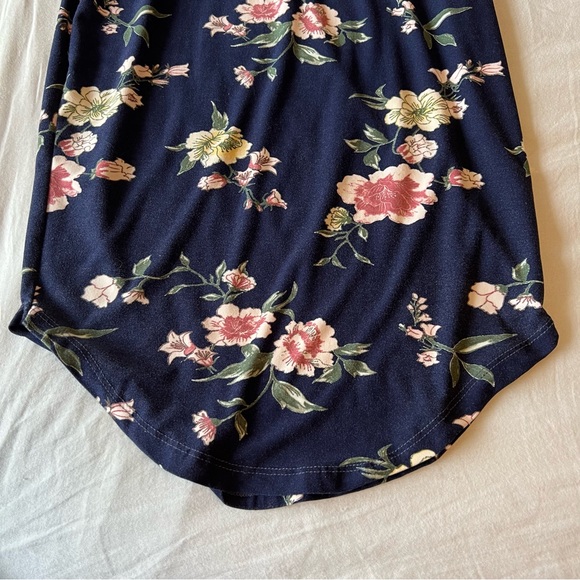 Justify Dark Blue Floral Sleeveless Dress Size S - Picture 5 of 7